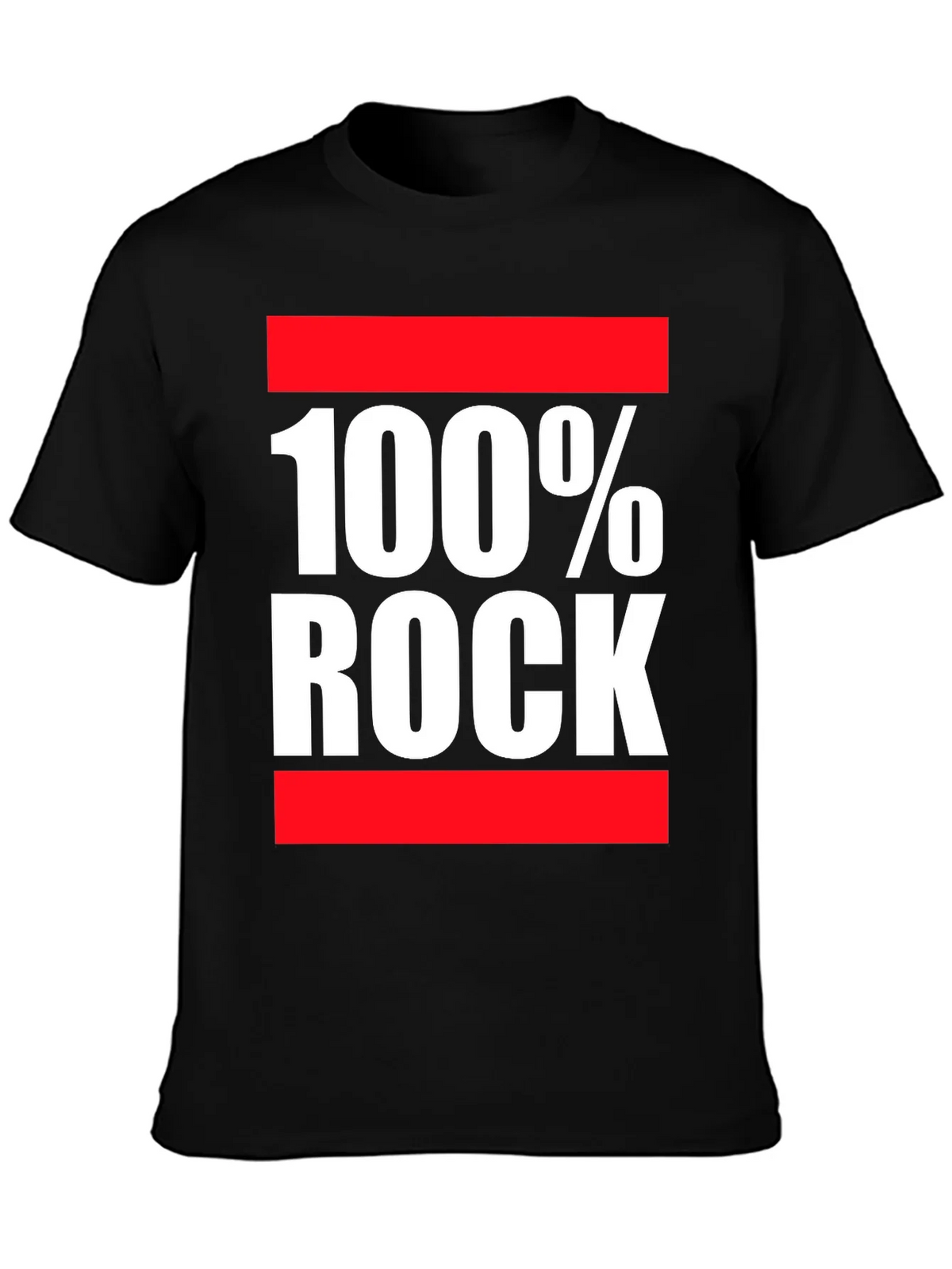 100% Rock Graphic Print T-Shirt product image 1