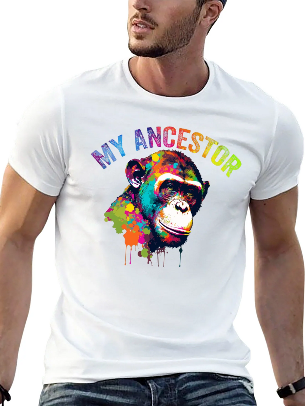 My Ancestor Monkey Graphic T-Shirt product image 10