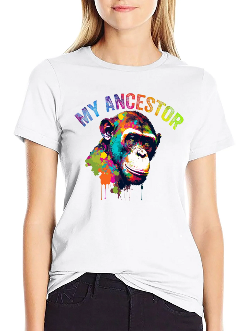My Ancestor Monkey Graphic T-Shirt product image 6