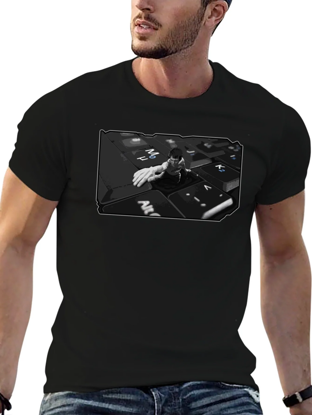 Keyboard Warrior Graphic T-Shirt product image 6