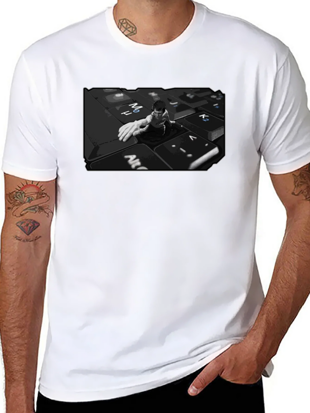 Keyboard Warrior Graphic T-Shirt product image 7