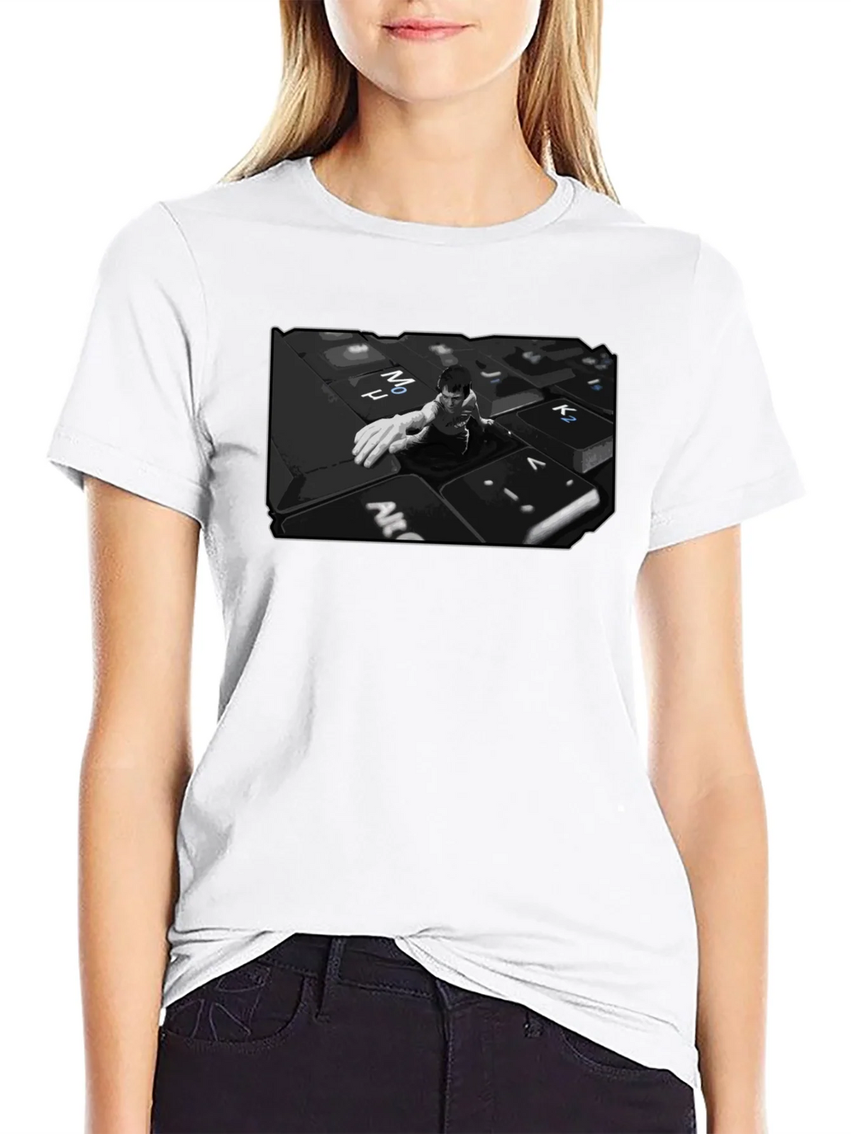 Keyboard Warrior Graphic T-Shirt product image 8