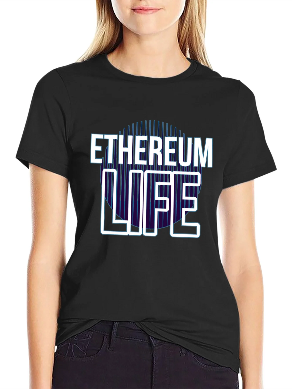 Ethereum Life Graphic Tee - Crypto Enthusiast T-Shirt product image 2