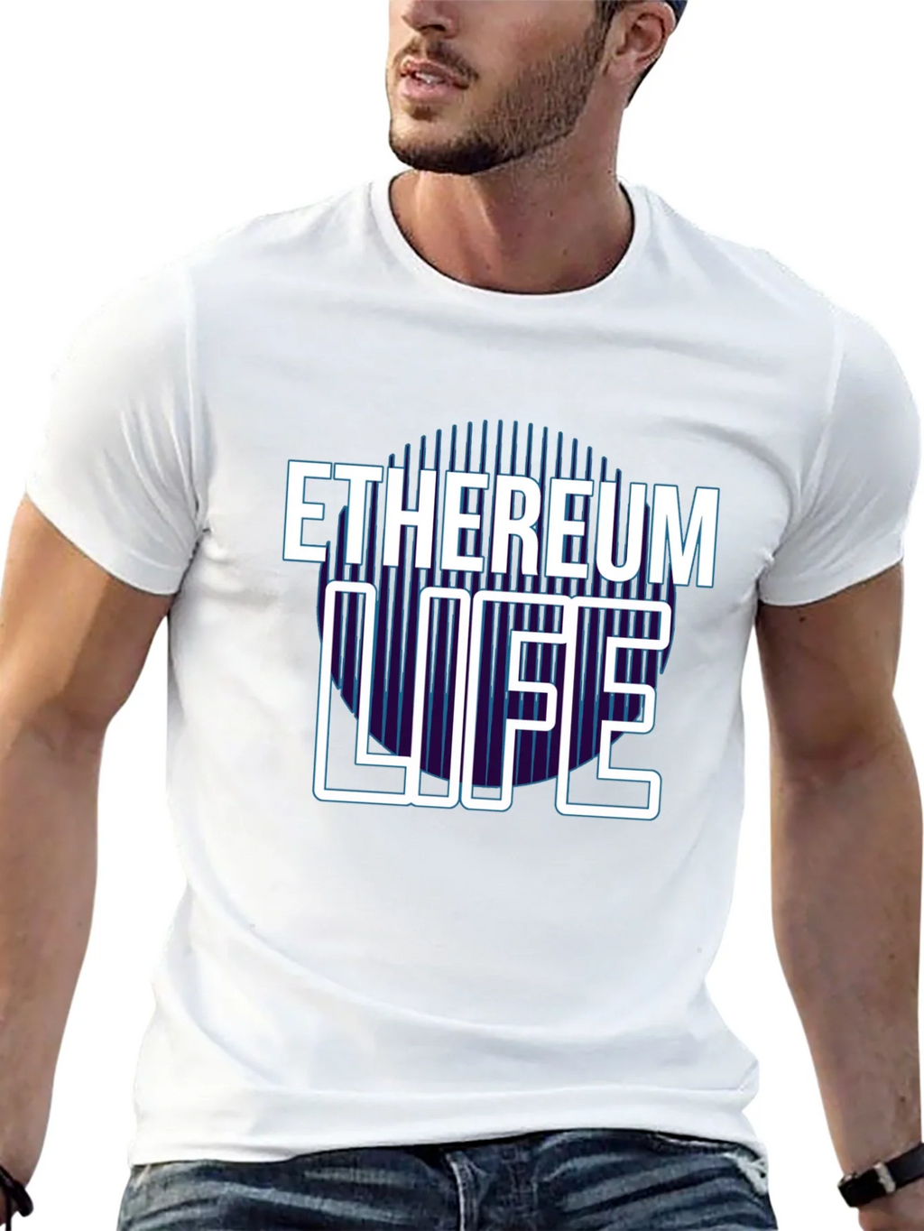 Ethereum Life Graphic Tee - Crypto Enthusiast T-Shirt product image 12