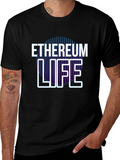 Ethereum Life Graphic Tee - Crypto Enthusiast T-Shirt product image 1