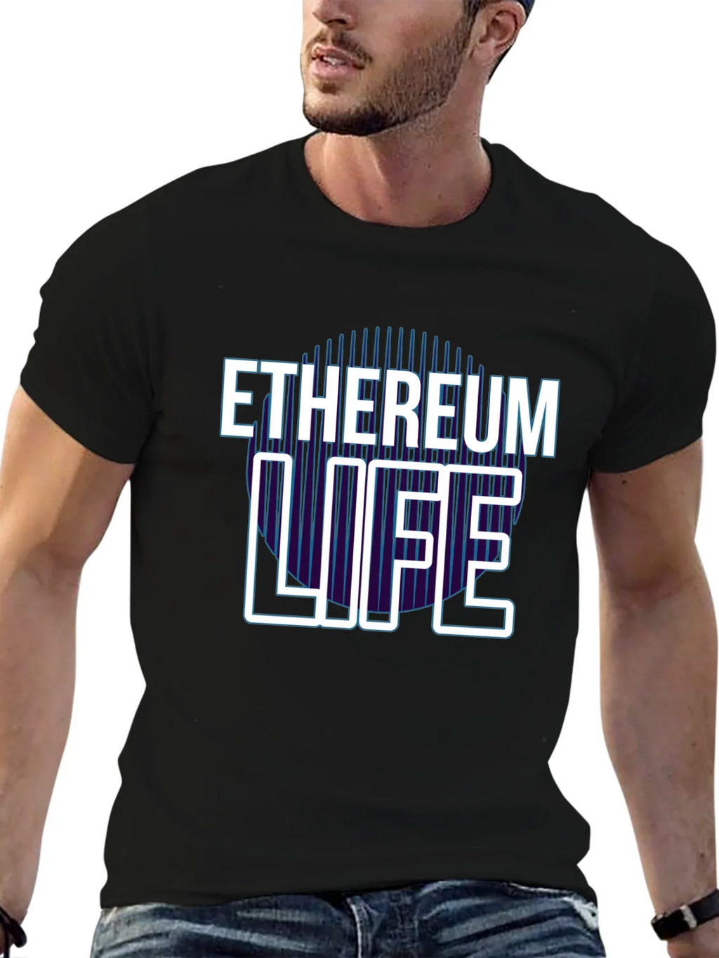Ethereum Life Graphic Tee - Crypto Enthusiast T-Shirt product image 6