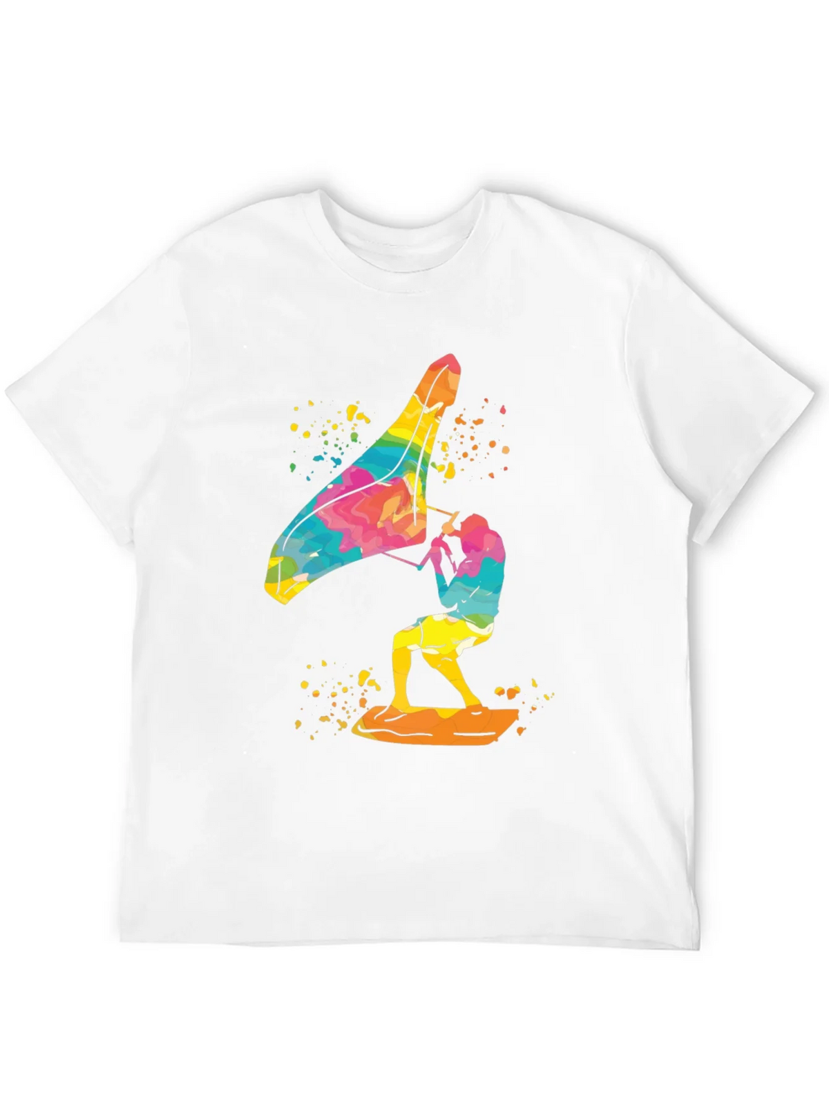 Colorful Windsurfer Graphic T-Shirt product image 10