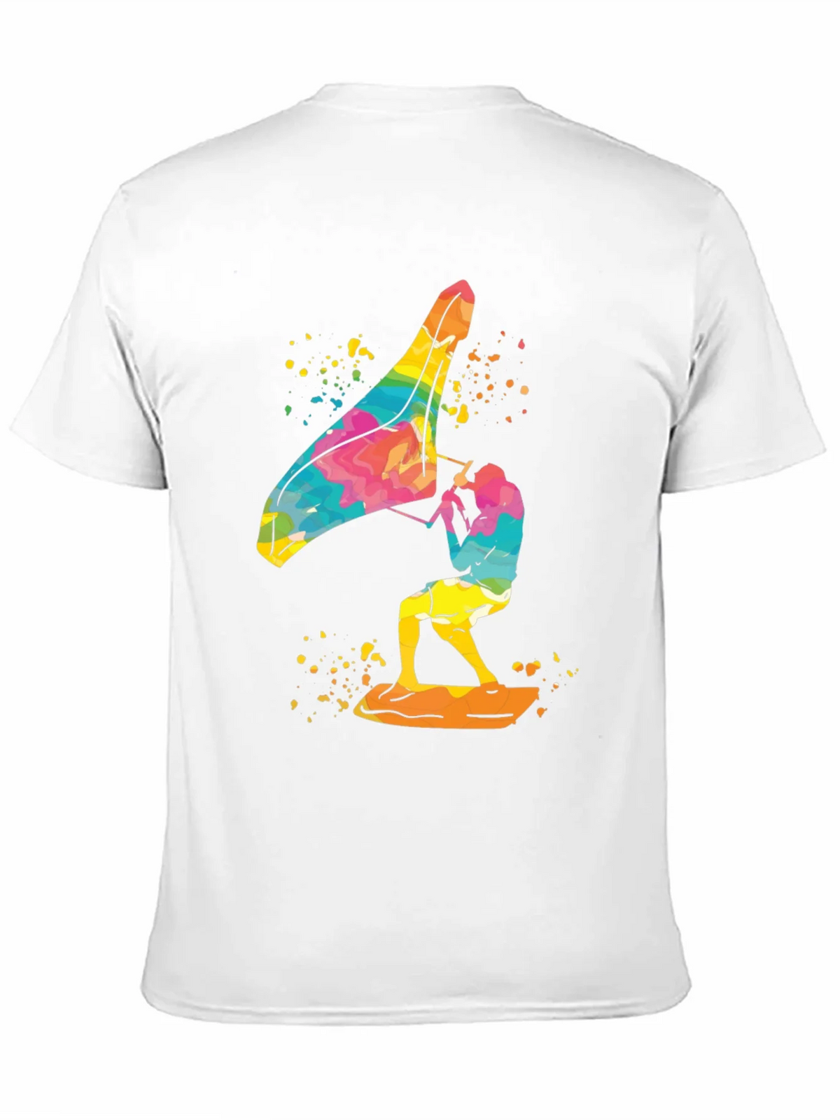 Colorful Windsurfer Graphic T-Shirt product image 9