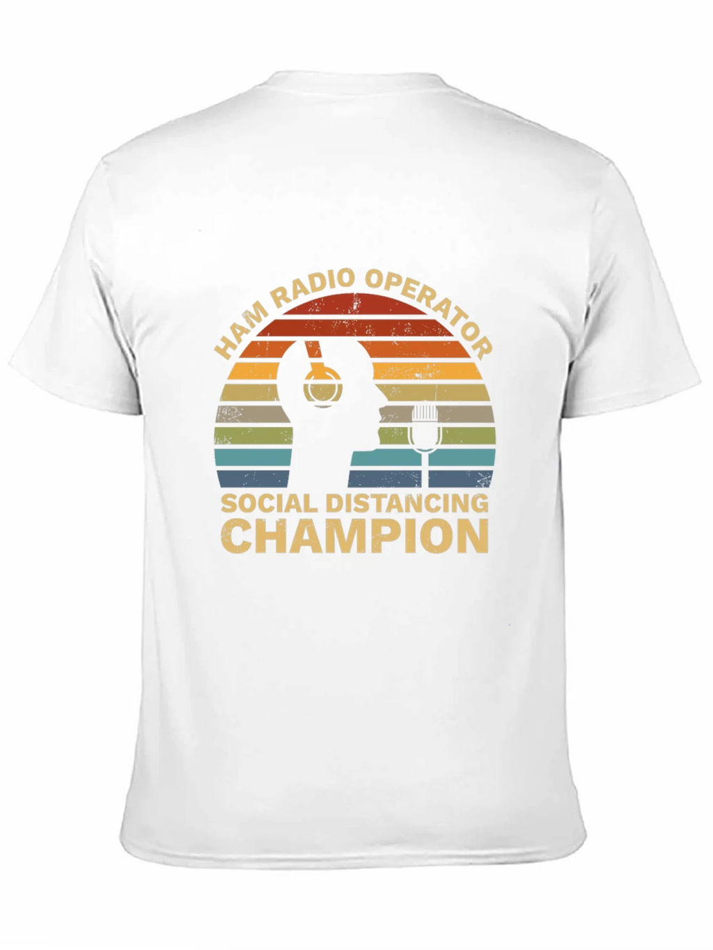 Ham Radio Operator Social Distancing Champion T-Shirt product image 8