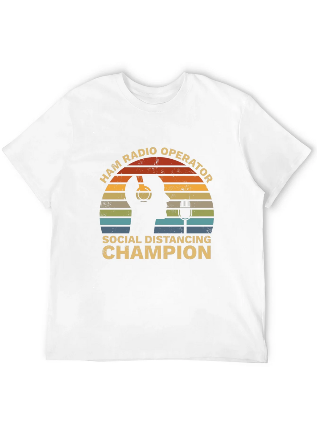 Ham Radio Operator Social Distancing Champion T-Shirt product image 9