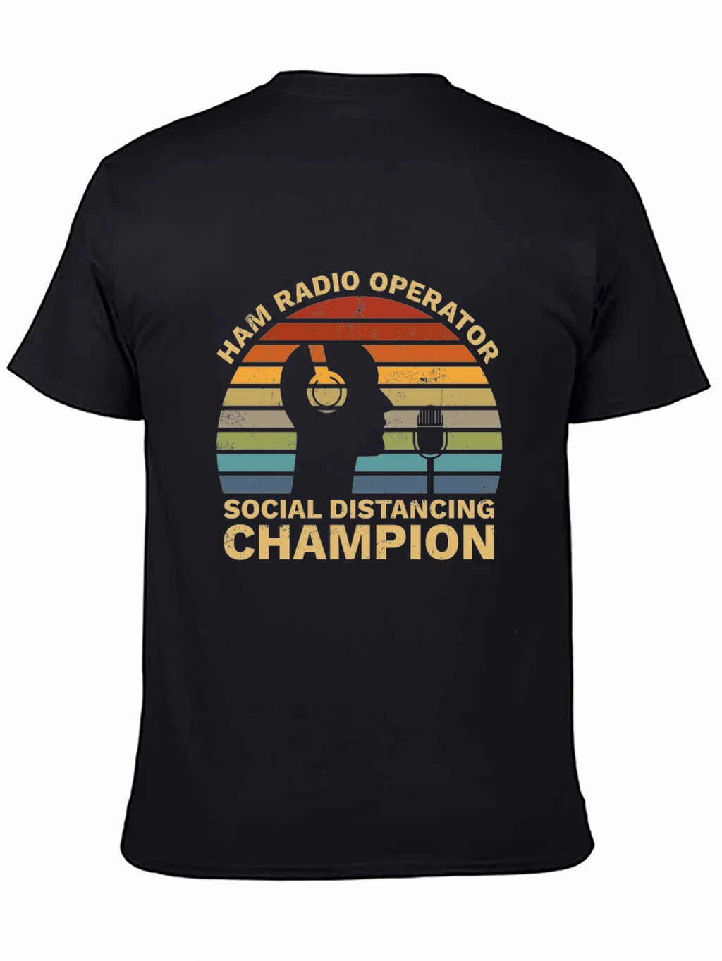 Ham Radio Operator Social Distancing Champion T-Shirt product image 2