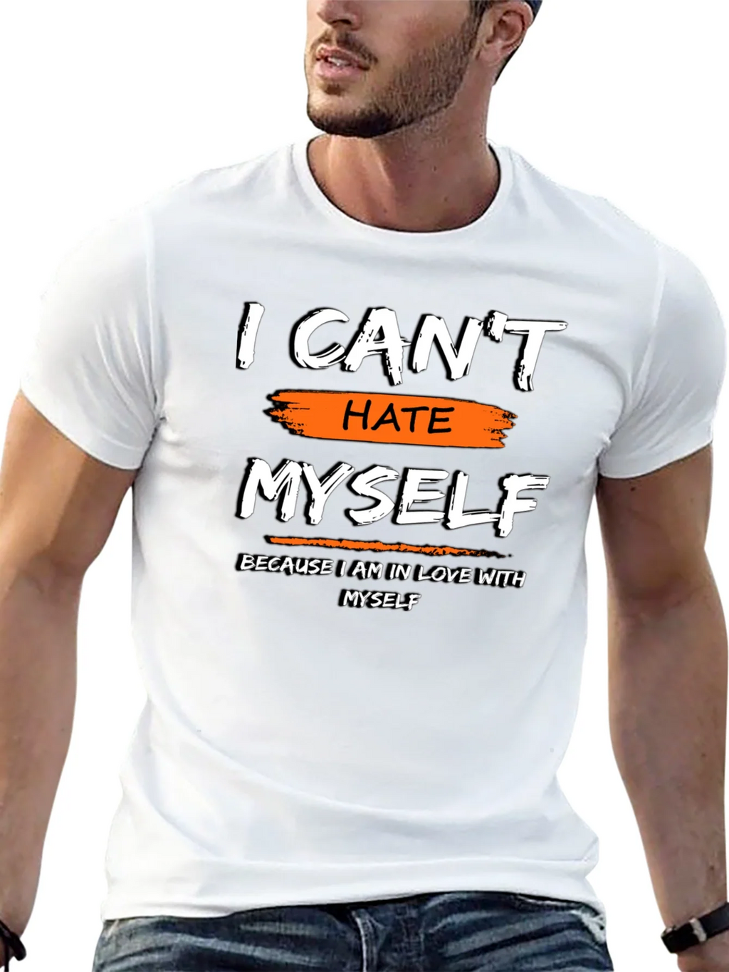 I Cant Hate Myself Graphic Tee - Black product image 12