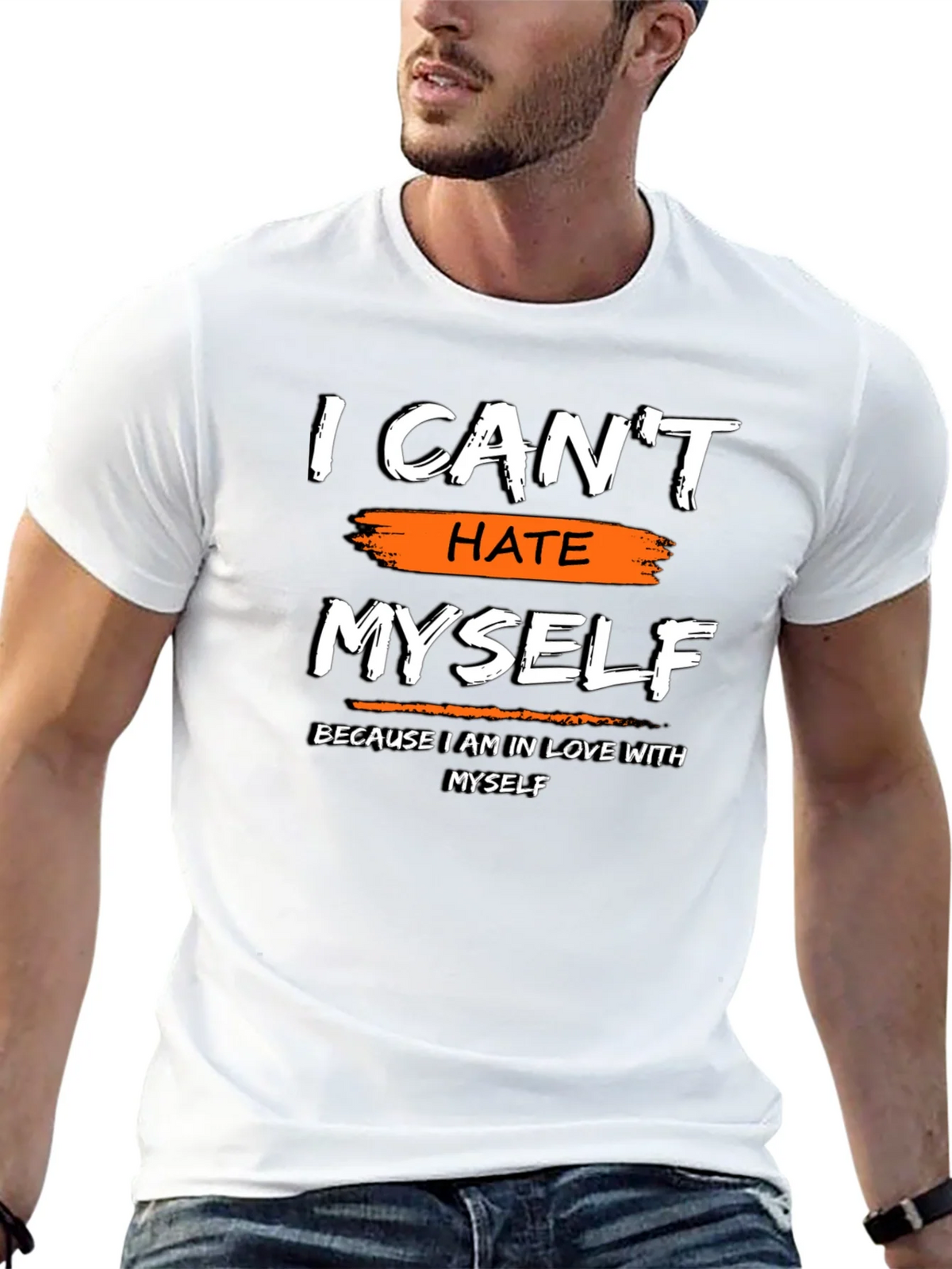 I Cant Hate Myself Graphic Tee - Black product image 12