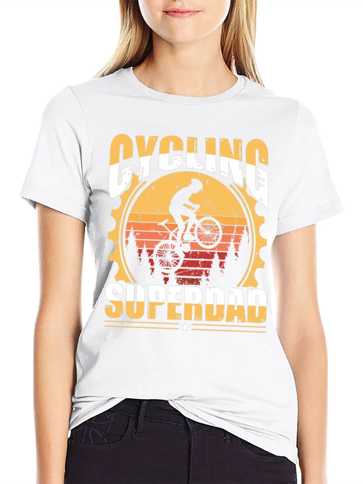 Cycling Superdad T-Shirt product image 6