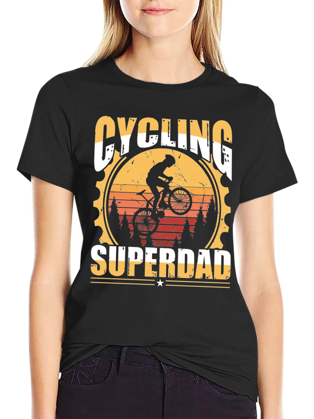 Cycling Superdad T-Shirt product image 2