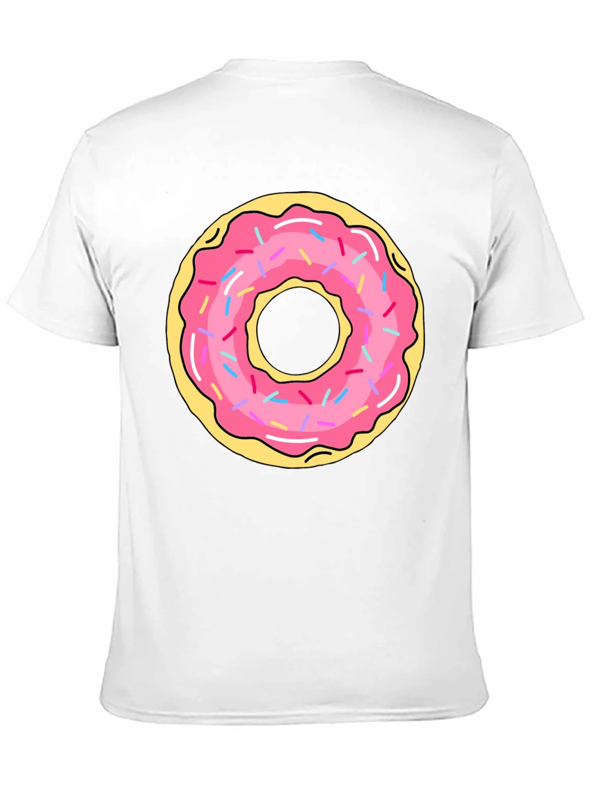 Donut Graphic Black T-Shirt product image 10