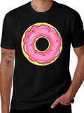 Donut Graphic Black T-Shirt product image 1