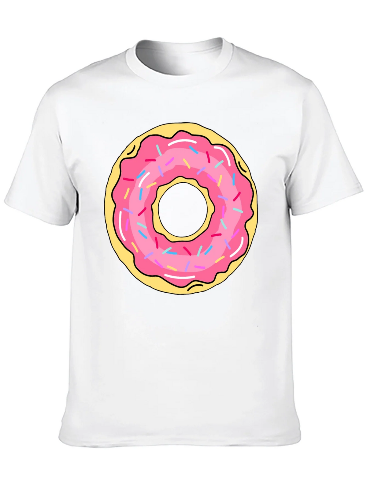 Donut Graphic Black T-Shirt product image 9