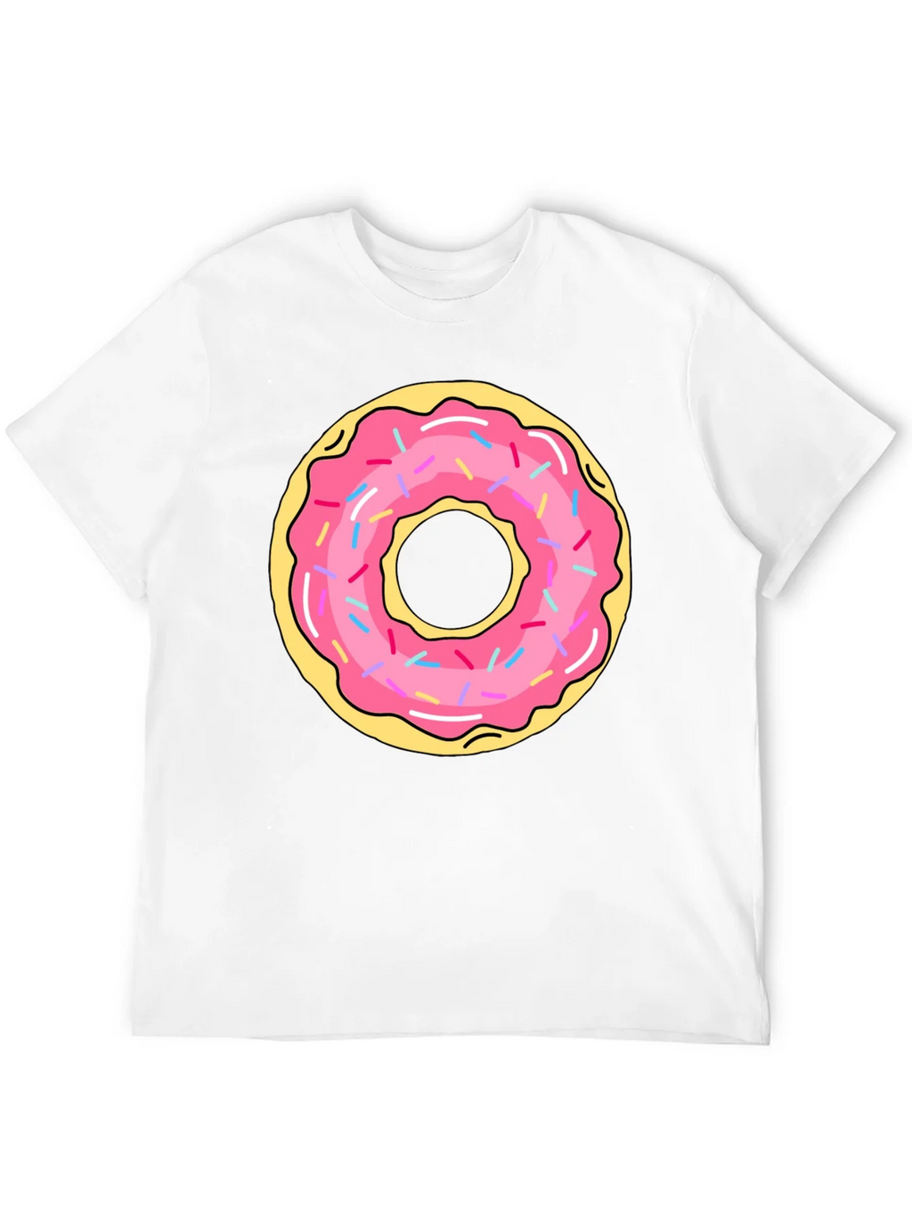 Donut Graphic Black T-Shirt product image 11