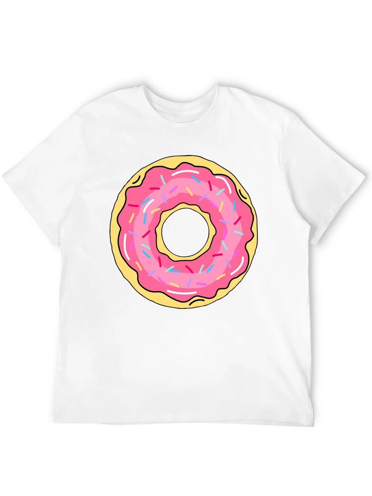 Donut Graphic Black T-Shirt product image 11