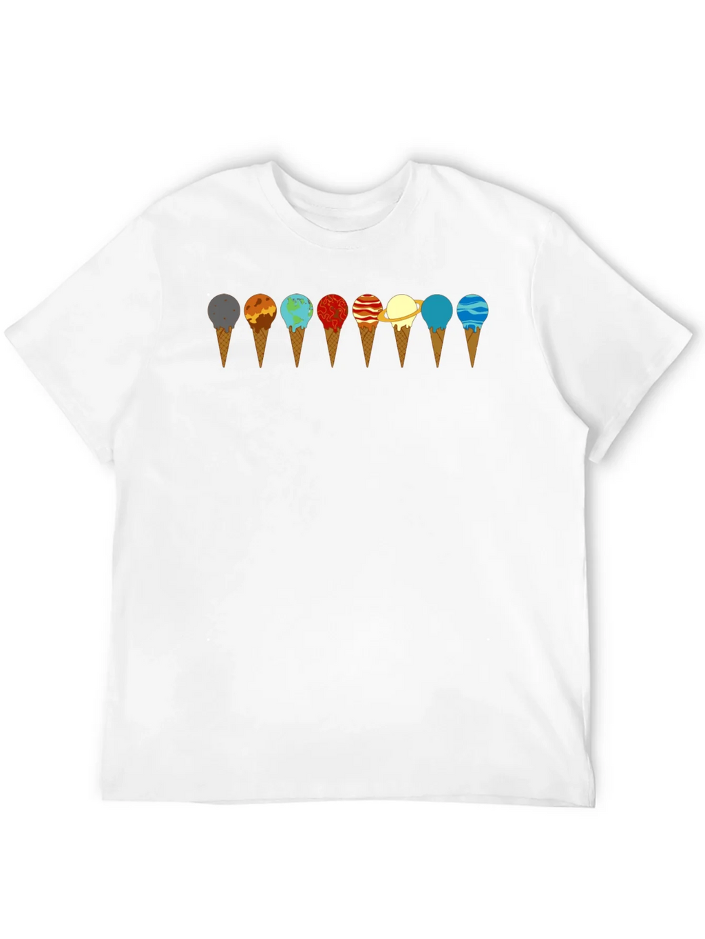 Planetary Ice Cream T-Shirt - Space & Science Tee product image 7