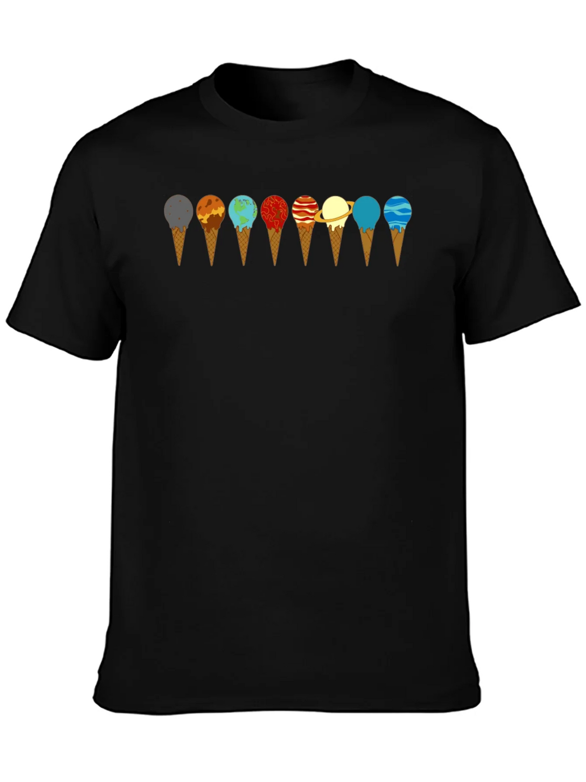 Planetary Ice Cream T-Shirt - Space & Science Tee product image 2