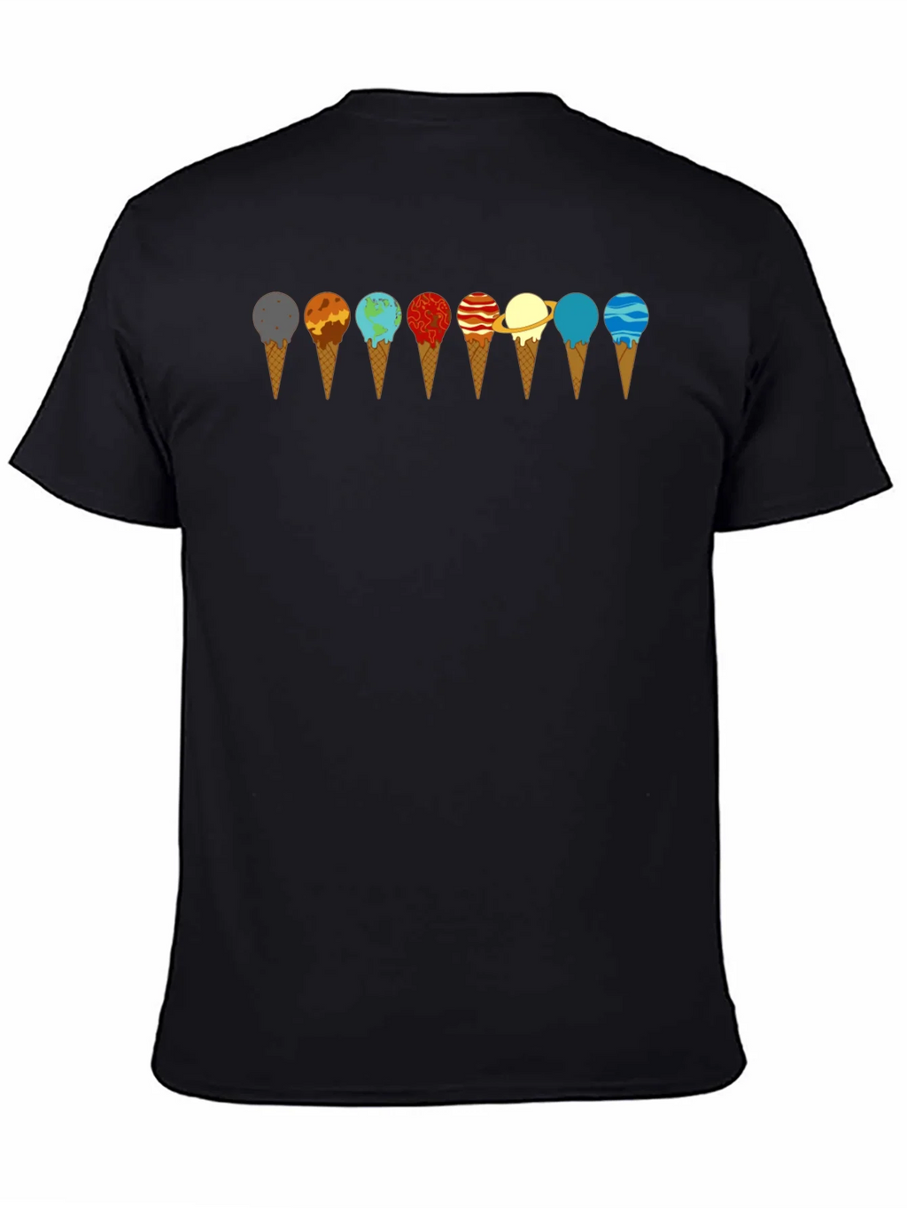 Planetary Ice Cream T-Shirt - Space & Science Tee product image 3