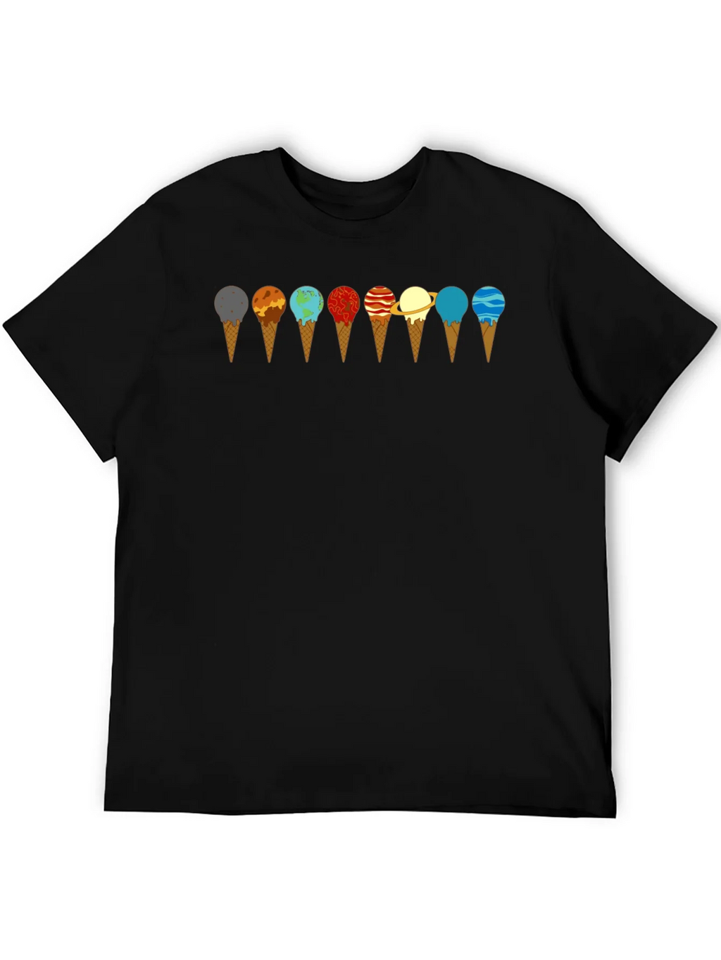 Planetary Ice Cream T-Shirt - Space & Science Tee product image 4