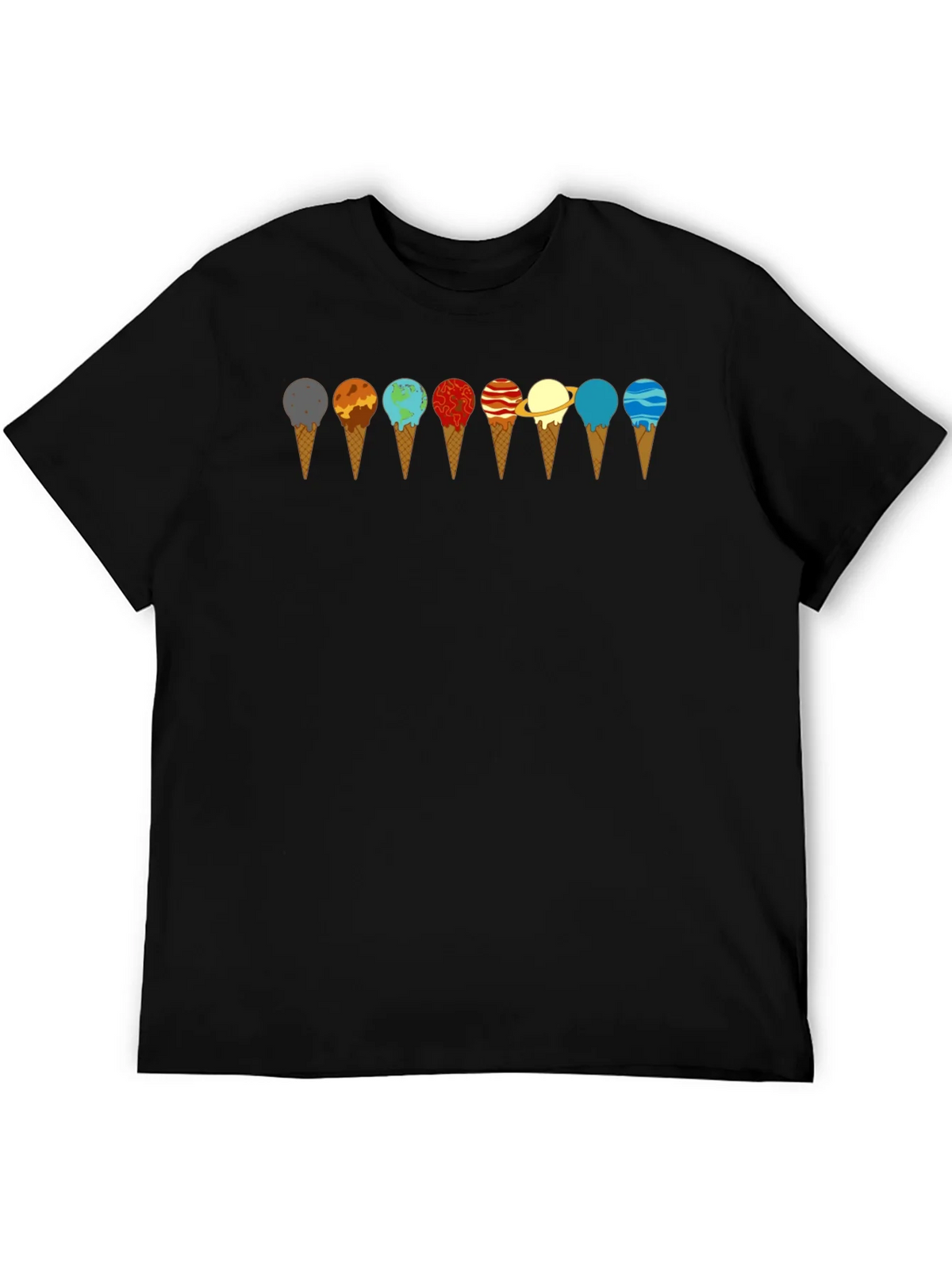 Planetary Ice Cream T-Shirt - Space & Science Tee product image 4