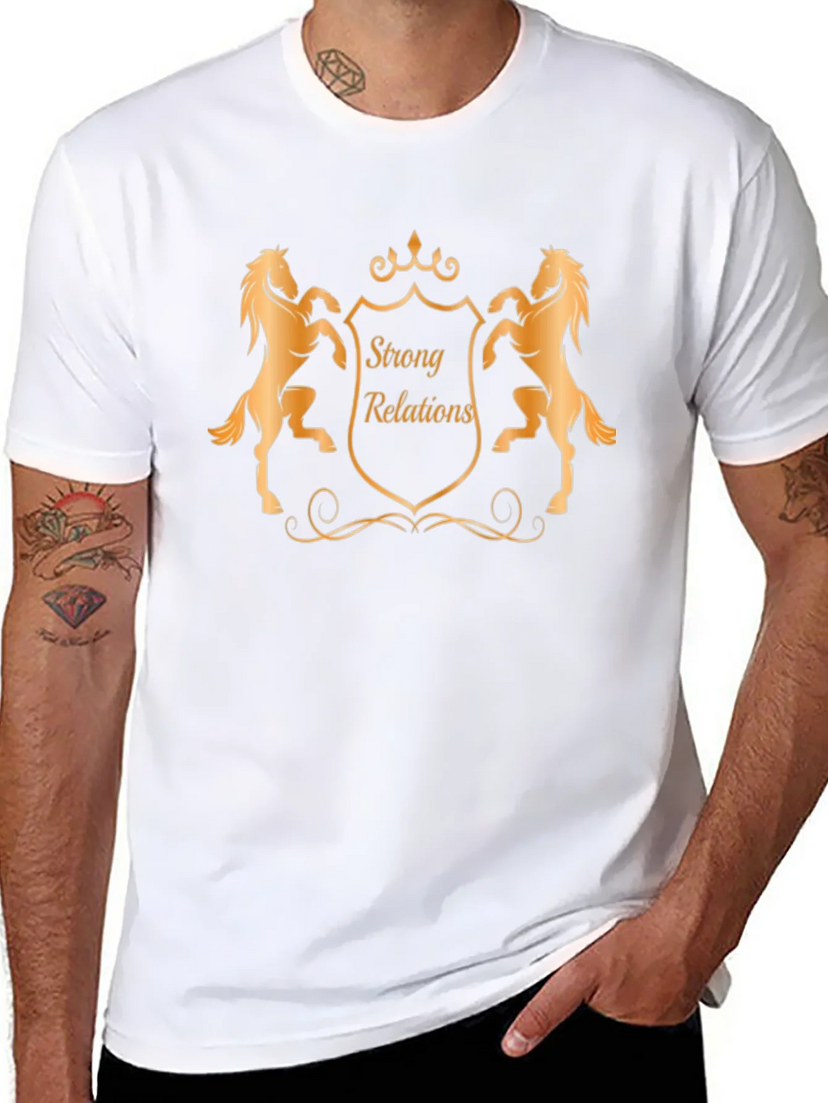 Strong Relations Graphic Tee - Black product image 4