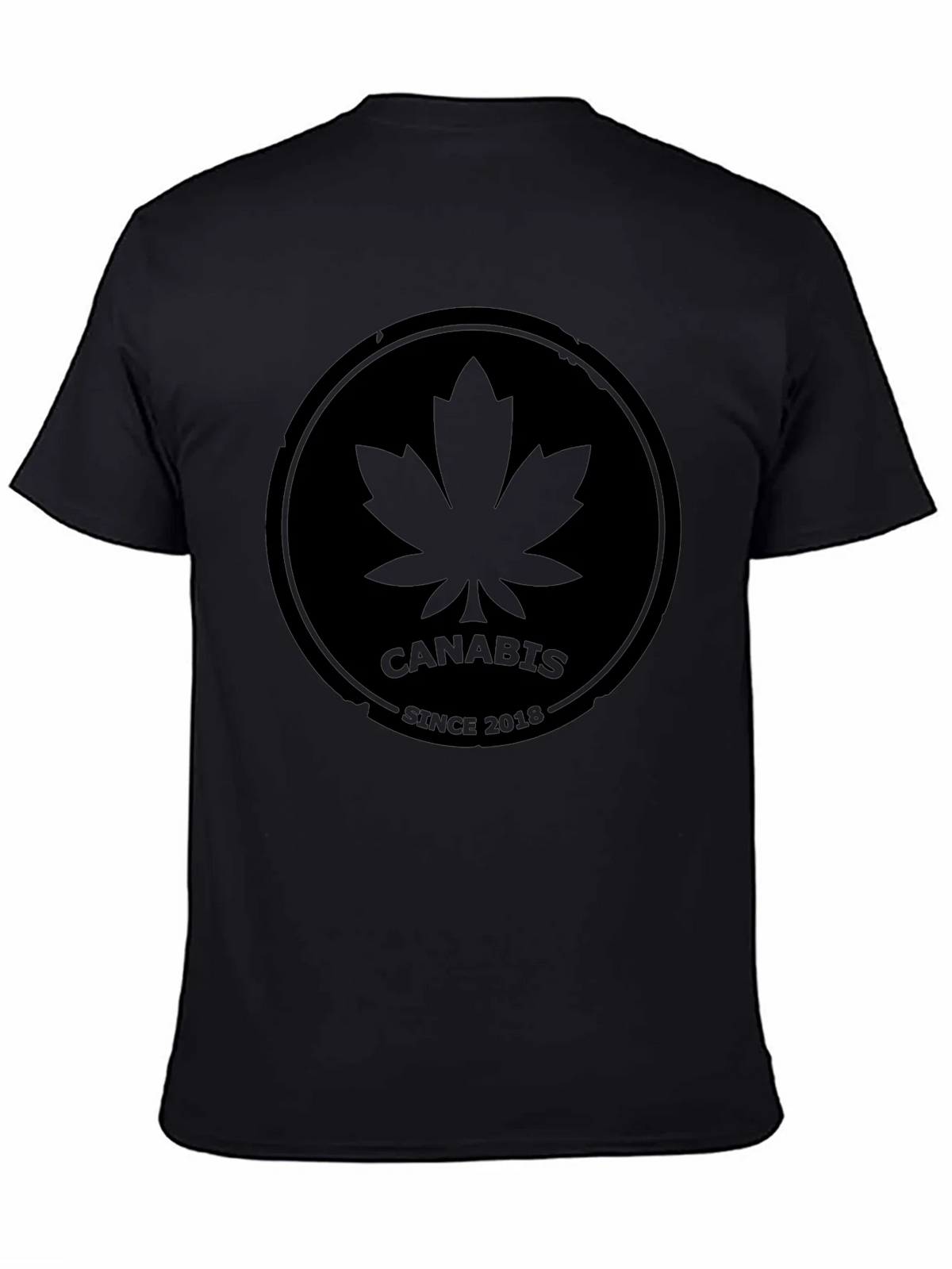 Cannabis Since 2018 Black T-Shirt product image 4