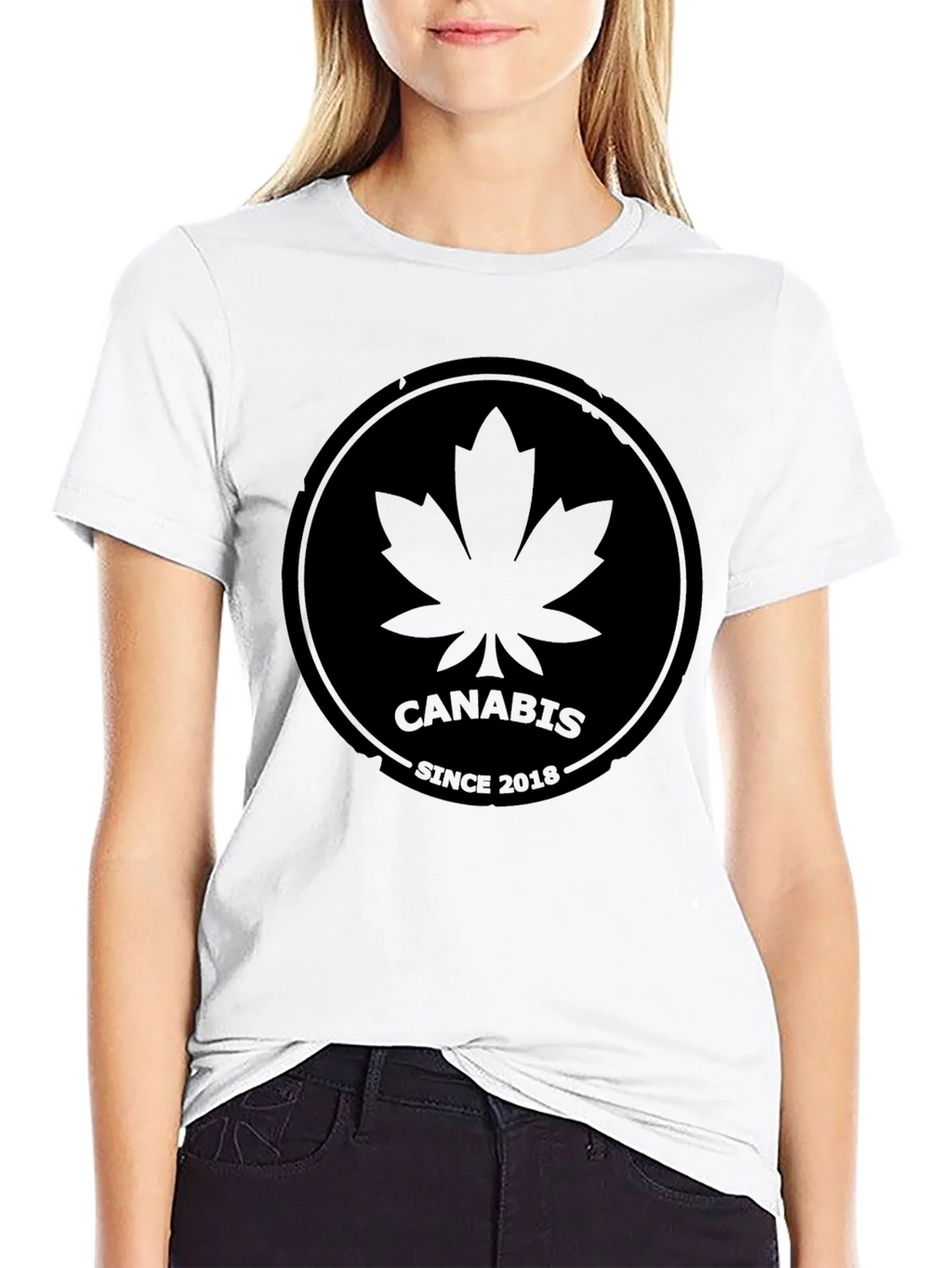 Cannabis Since 2018 Black T-Shirt product image 8