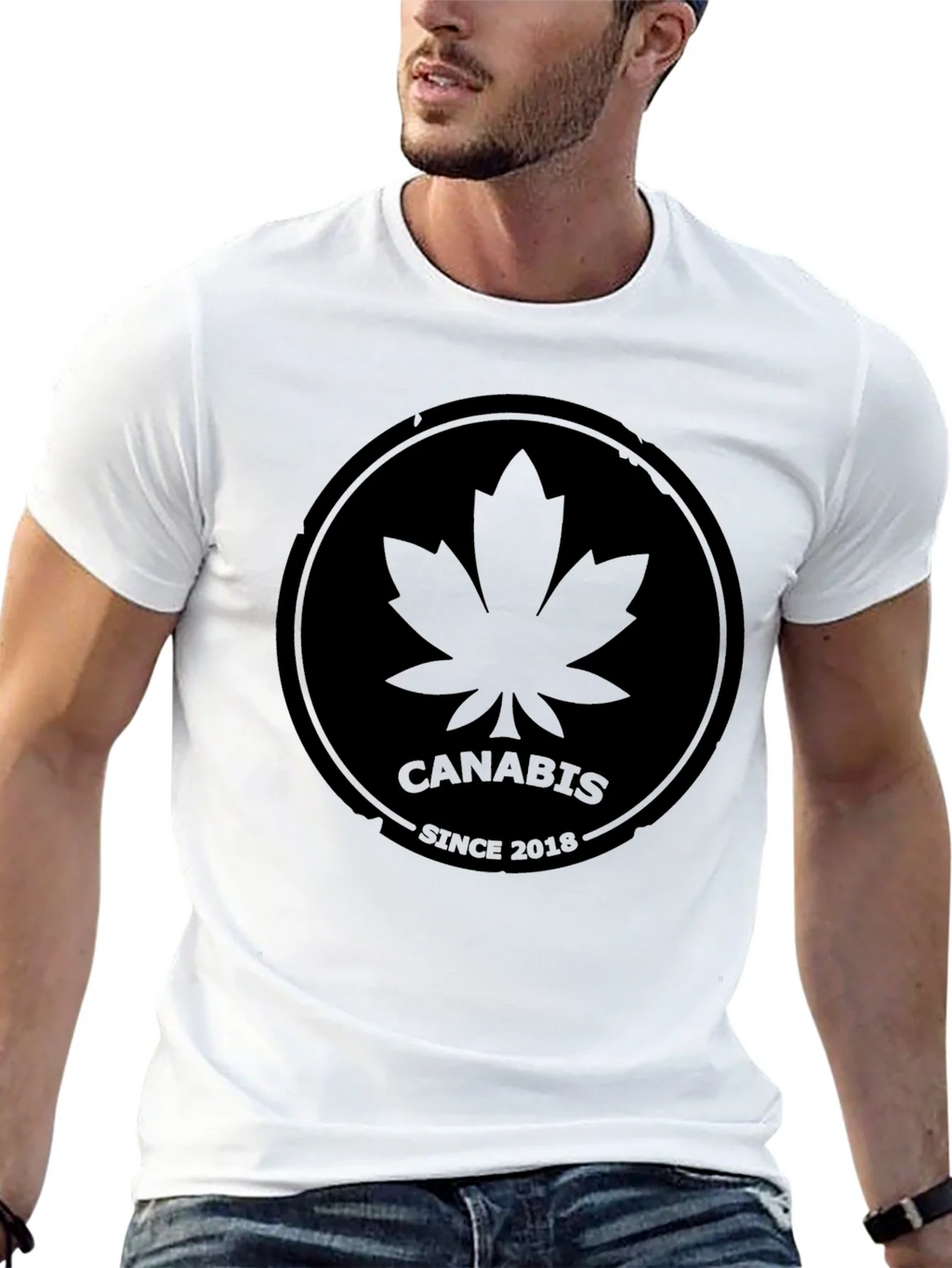 Cannabis Since 2018 Black T-Shirt product image 12