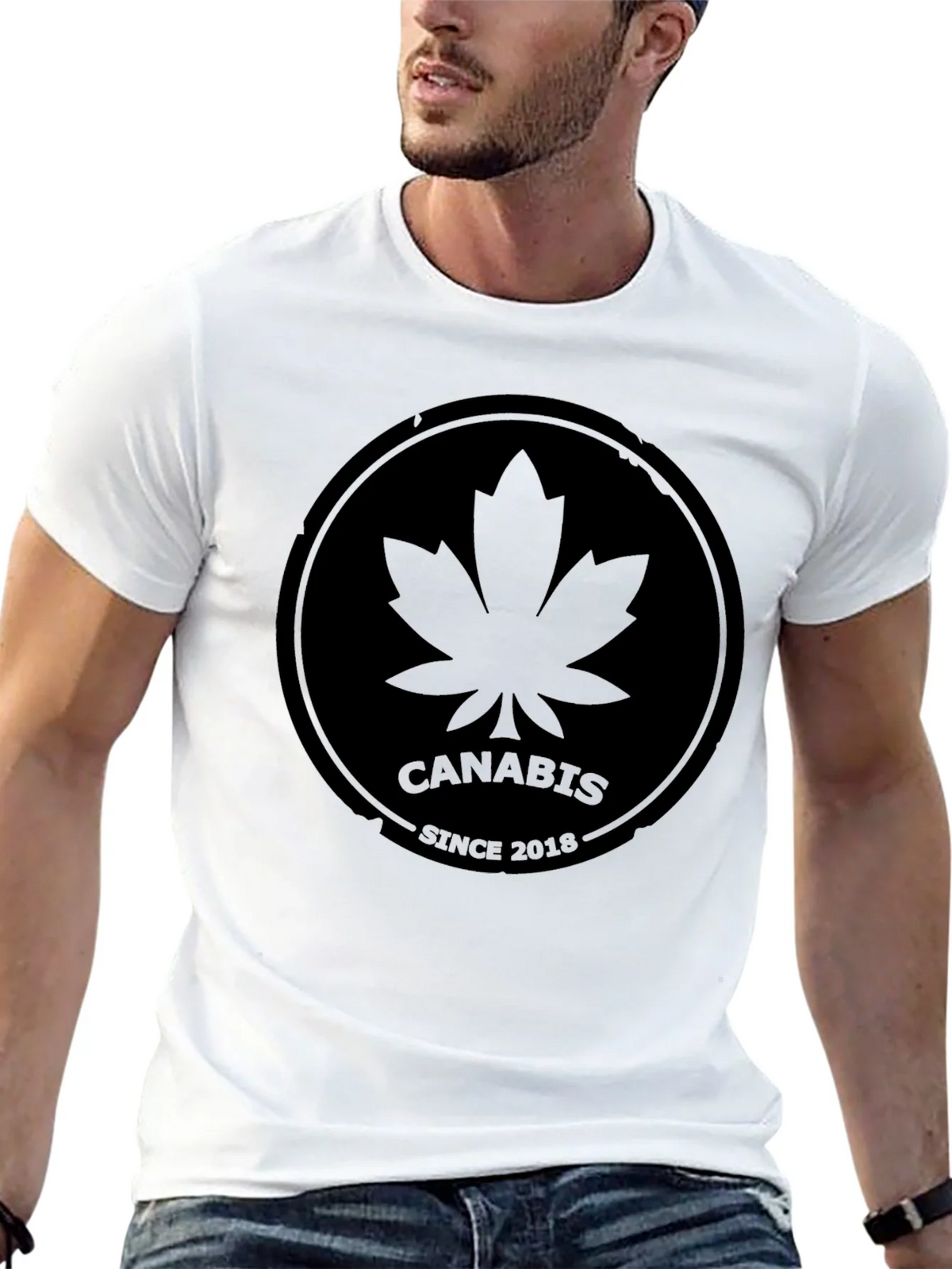 Cannabis Since 2018 Black T-Shirt product image 12
