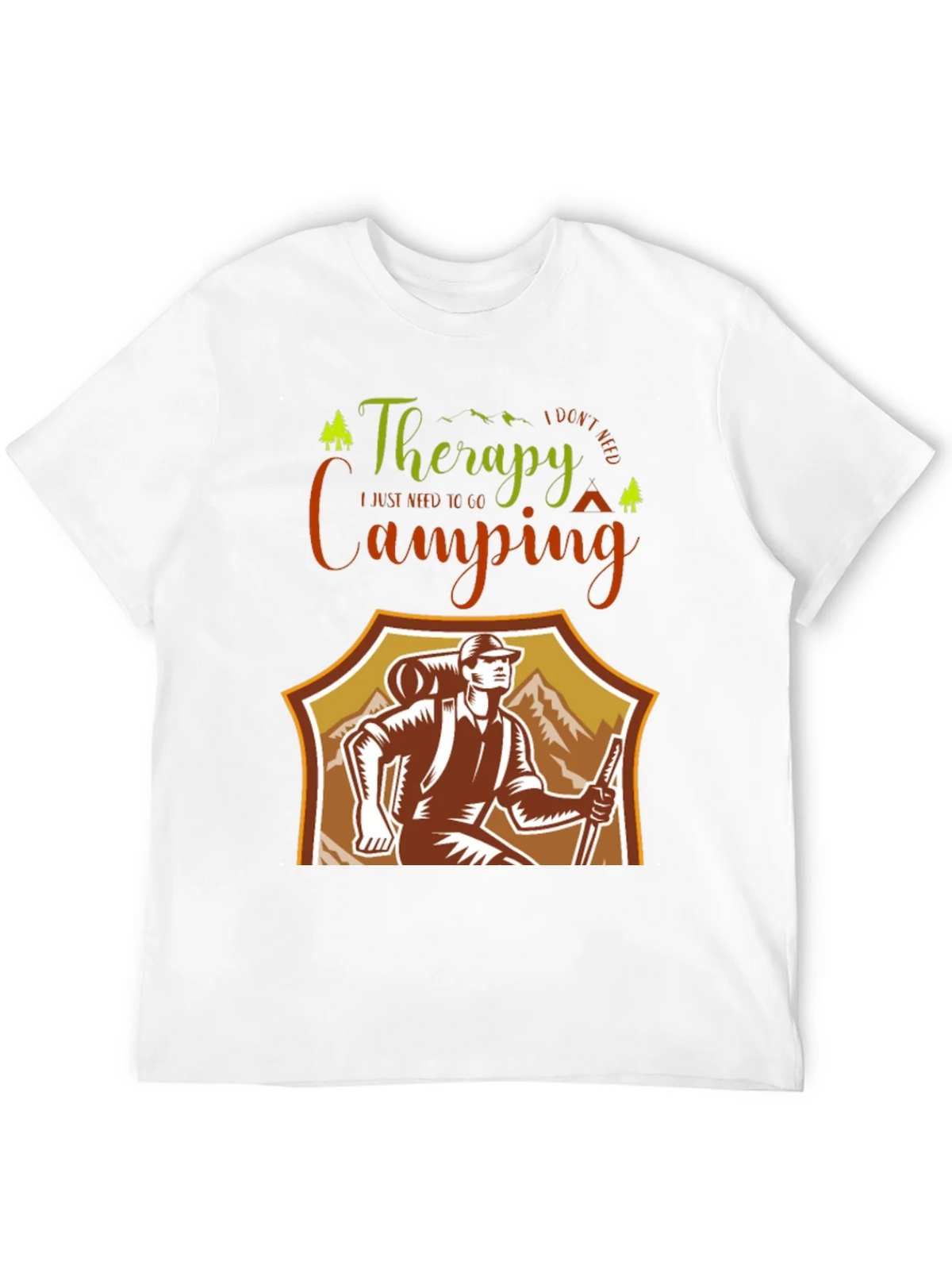 Camping Therapy T-Shirt: Outdoor Adventure Tee product image 9