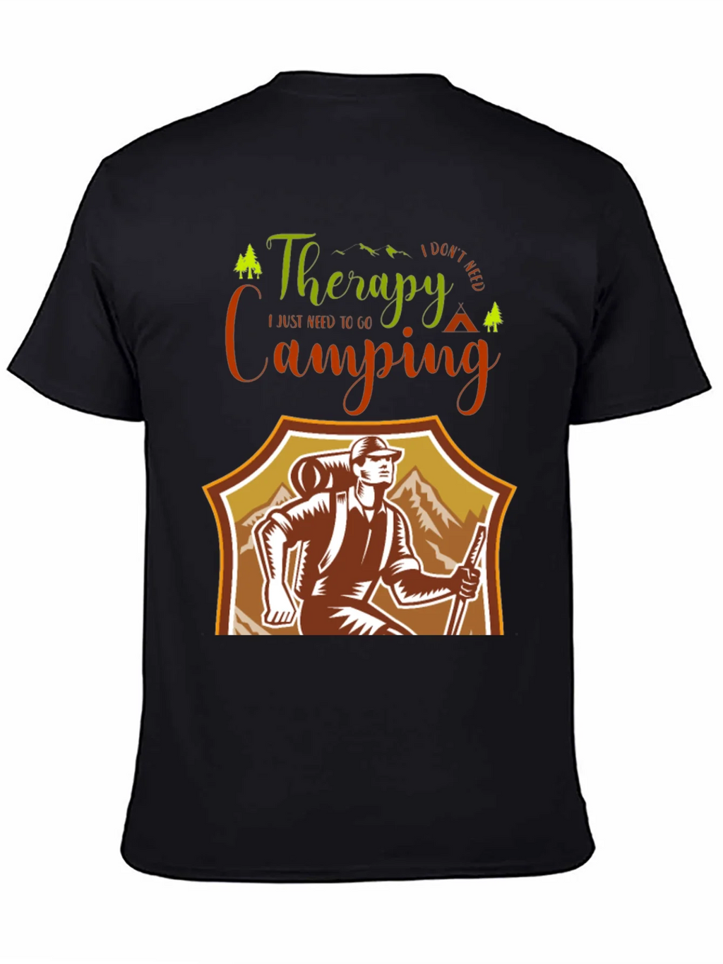 Camping Therapy T-Shirt: Outdoor Adventure Tee product image 4