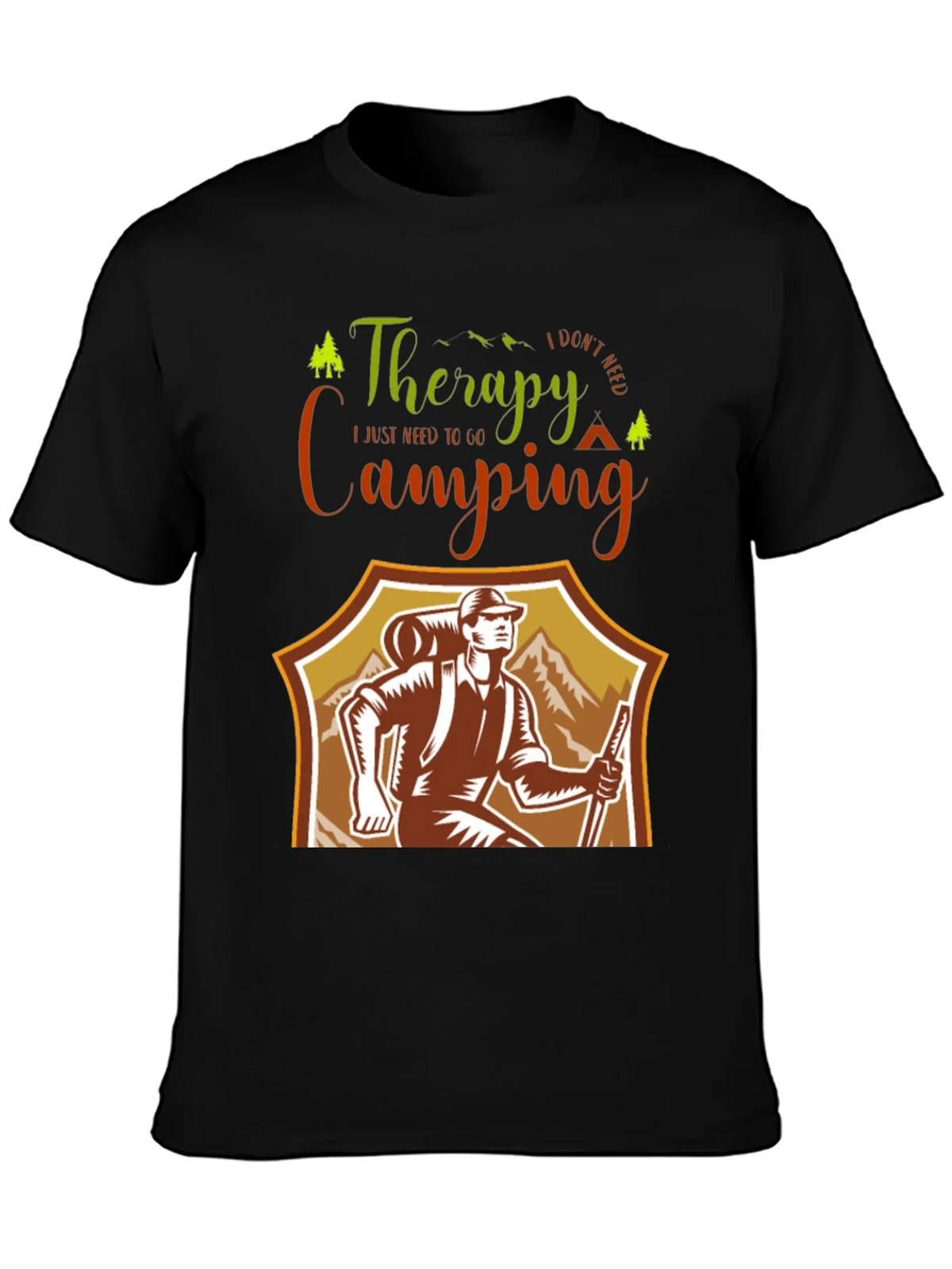 Camping Therapy T-Shirt: Outdoor Adventure Tee product image 3