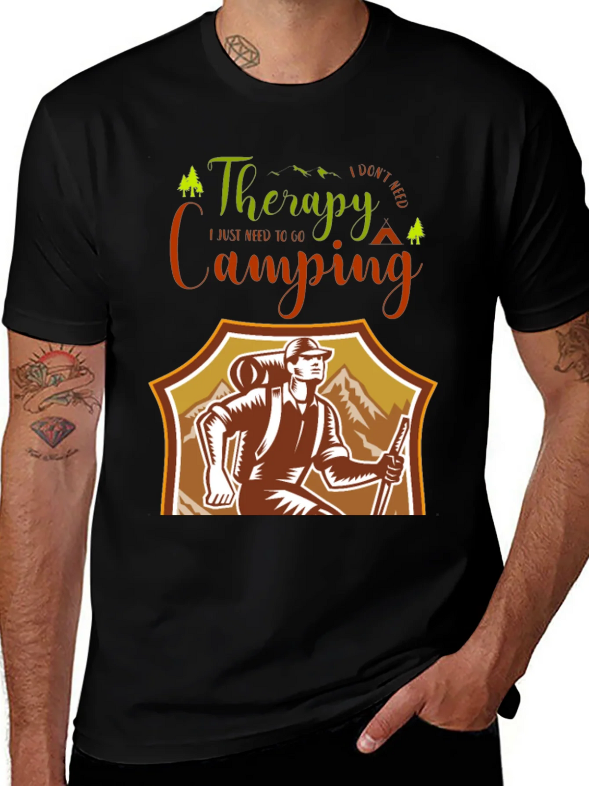 Camping Therapy T-Shirt: Outdoor Adventure Tee product image 1