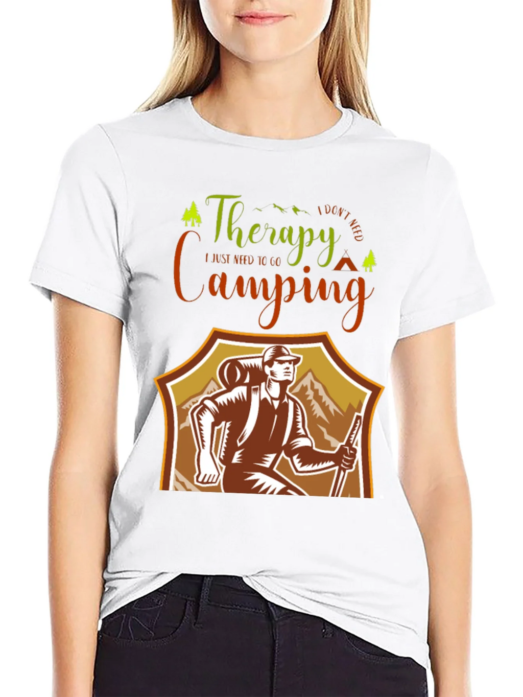 Camping Therapy T-Shirt: Outdoor Adventure Tee product image 7
