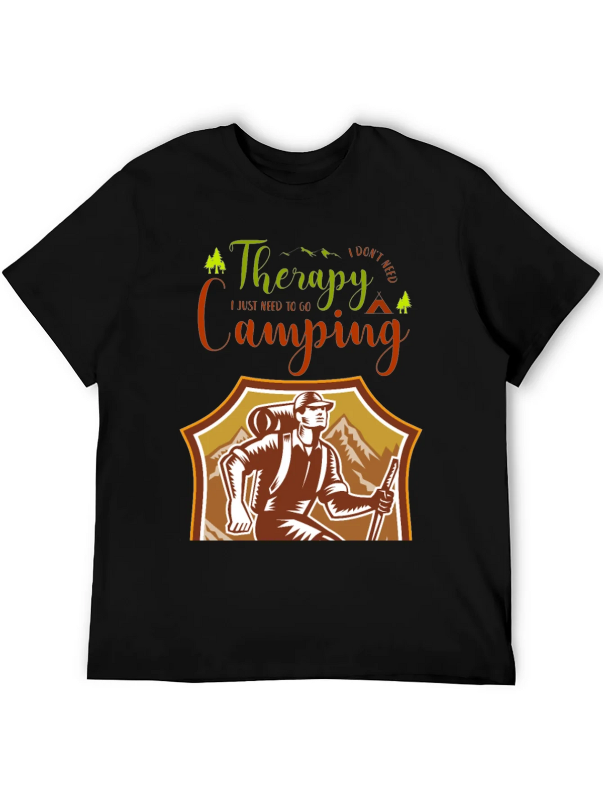 Camping Therapy T-Shirt: Outdoor Adventure Tee product image 5