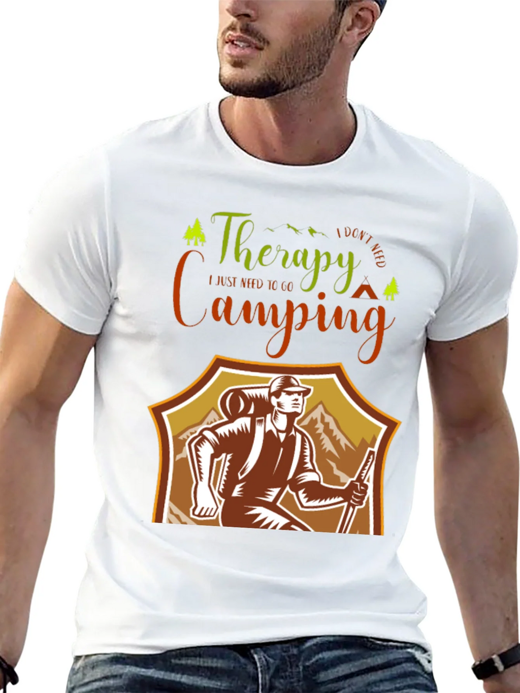 Camping Therapy T-Shirt: Outdoor Adventure Tee product image 10
