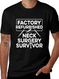 Neck Surgery Survivor Novelty Graphic Tee product image 1