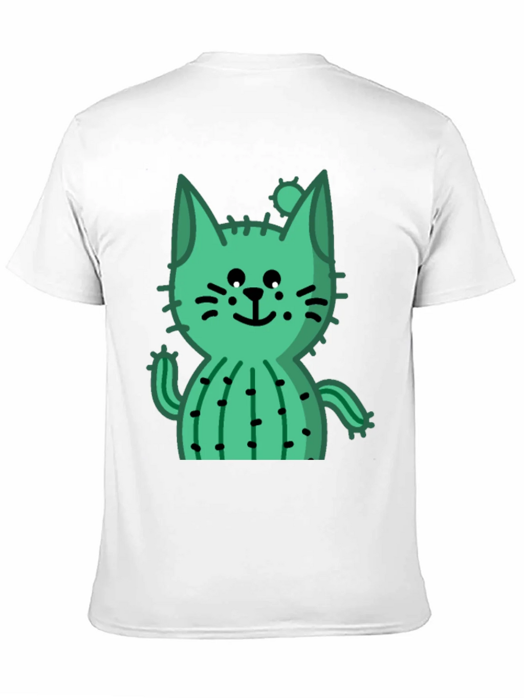 Cactus Cat Black T-Shirt - Trendy and Unique product image 10