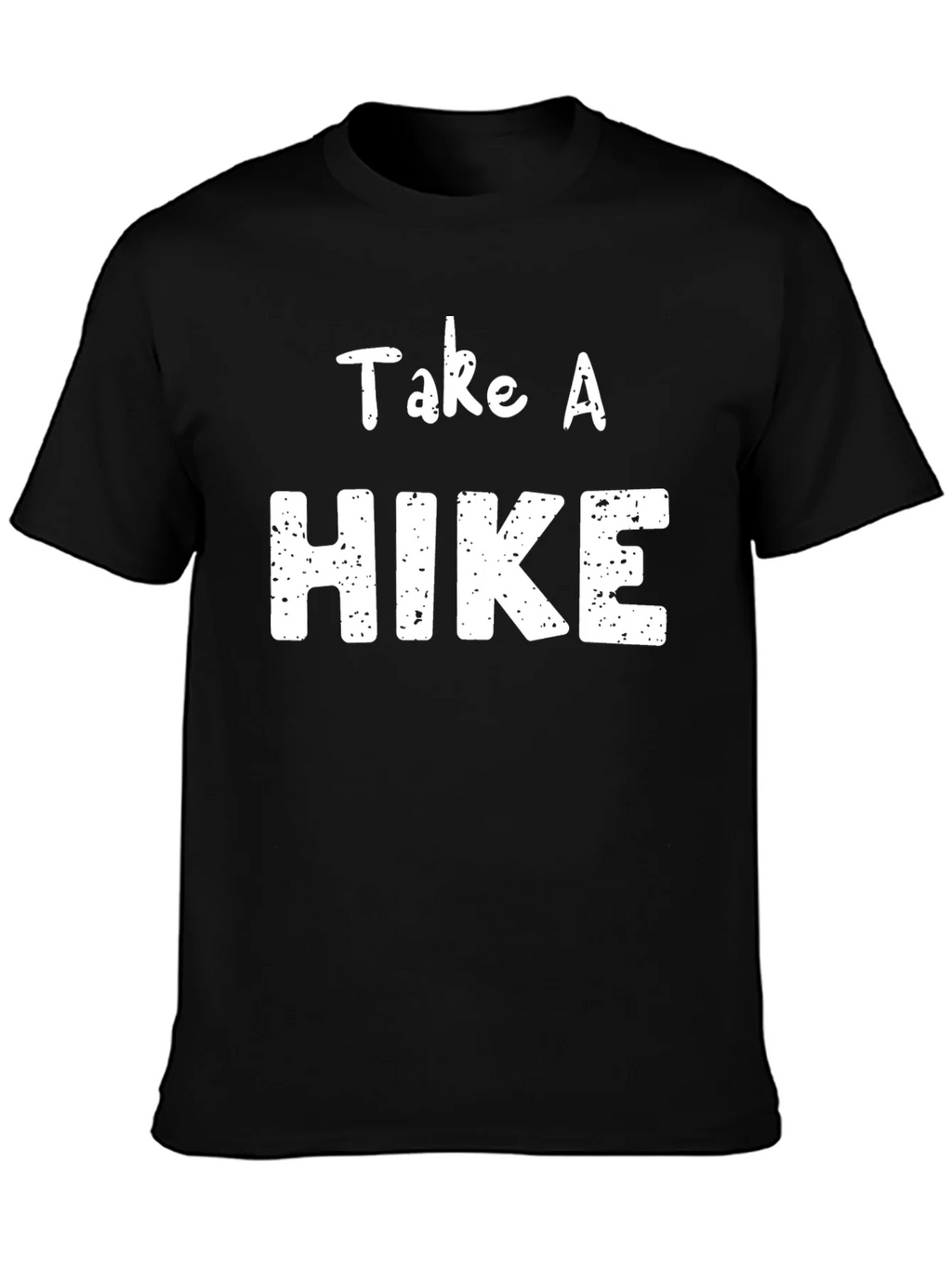 Take a Hike T-Shirt - Black Crewneck Graphic Tee product image 3