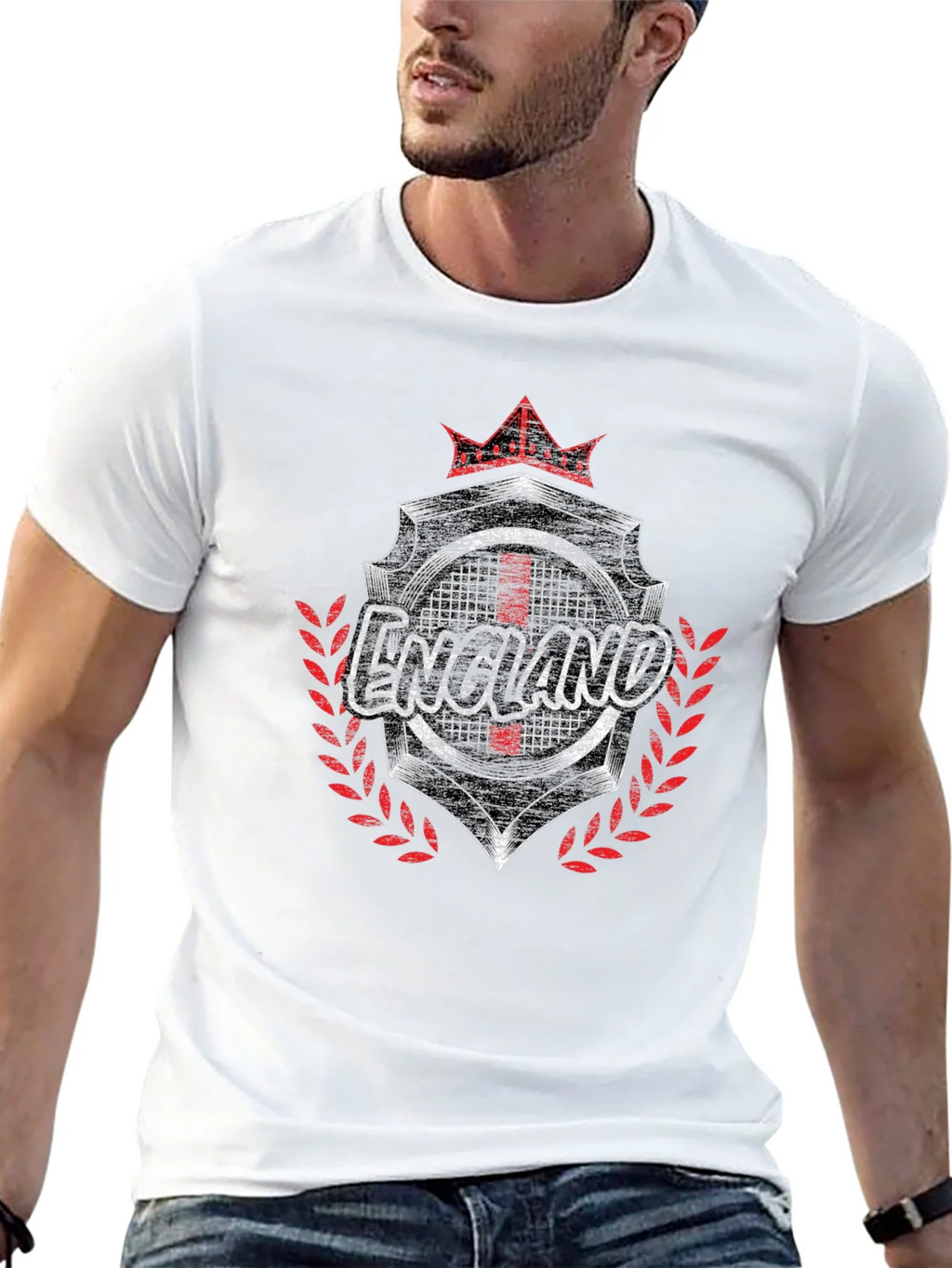 England Graphic Print Black T-Shirt product image 12
