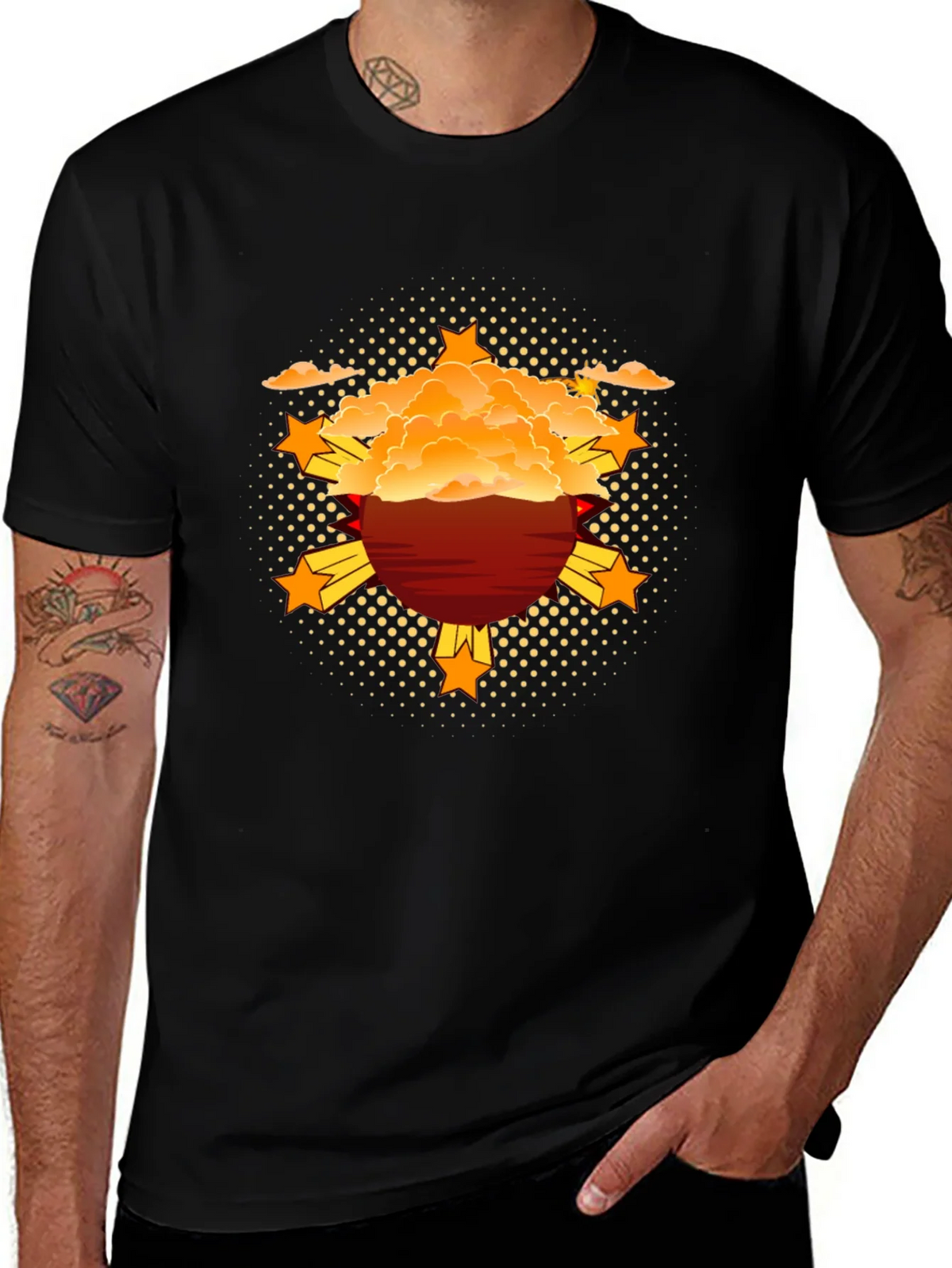Filipino Pride T-Shirt - Sun & Stars Design product image 1