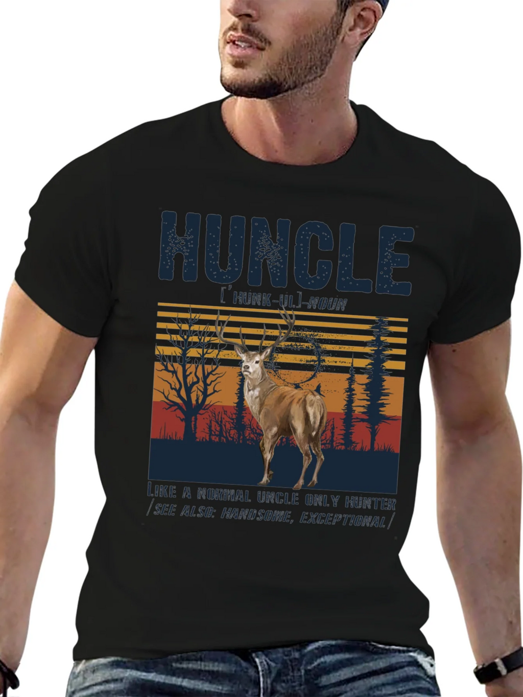 Huncle Deer Hunting T-Shirt product image 5