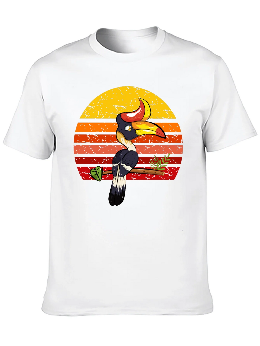 Tropical Toucan Sunset Graphic Tee - Unique Design product image 9
