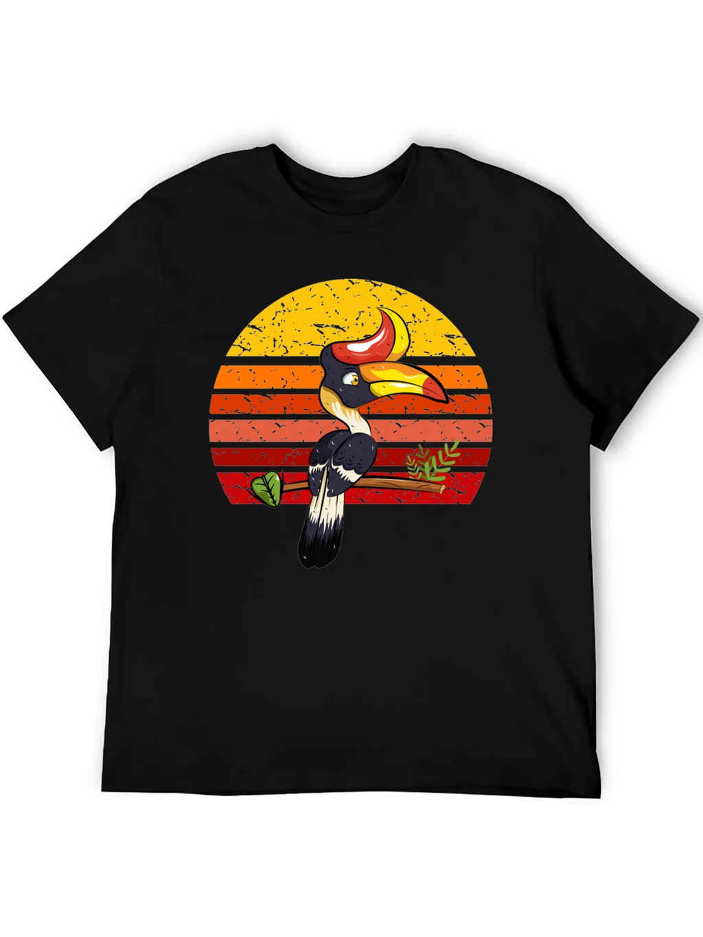 Tropical Toucan Sunset Graphic Tee - Unique Design product image 5