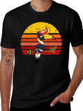 Tropical Toucan Sunset Graphic Tee - Unique Design product image 1